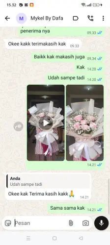 Testimonial Buket Bunga dharmawangsa