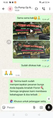 Testimonial Papan Bunga dharmawangsa