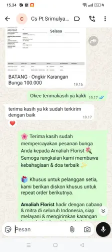 Testimonial Papan Bunga dharmawangsa