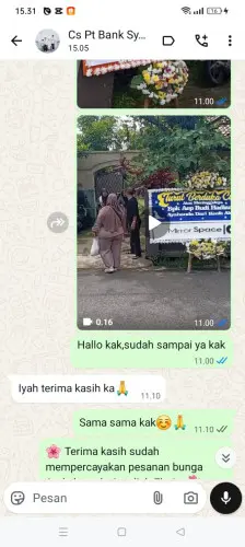 Testimonial Papan Bunga dharmawangsa