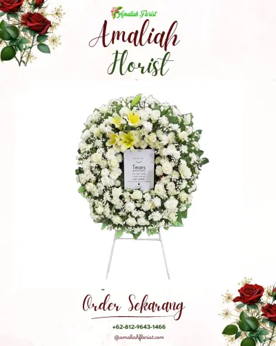 Krans Bunga Duka Cita dharmawangsa